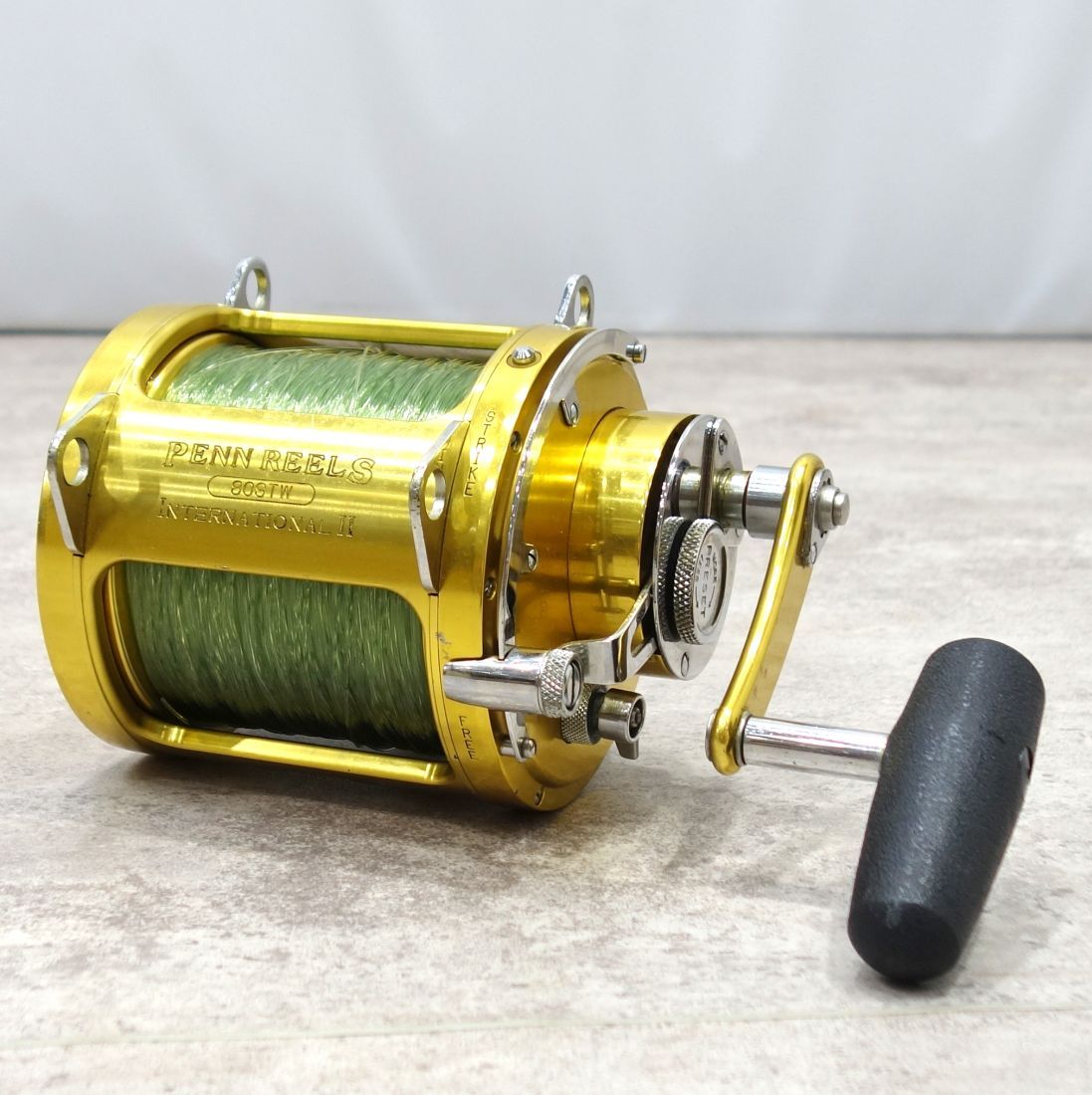 美品 ペン PENN リール インターナショナルⅡ 2スピード 80STW トロ