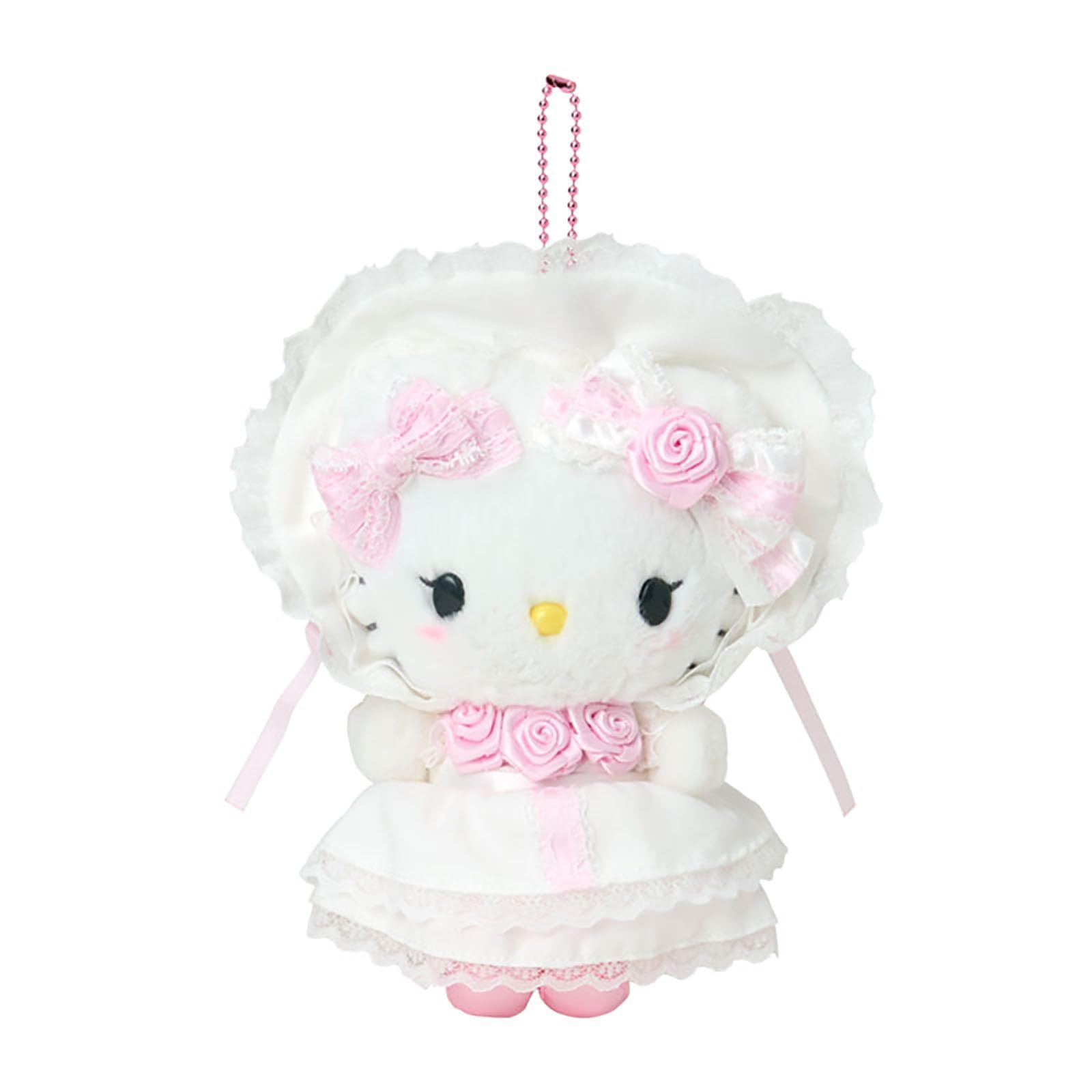 新品 サンリオ(SANRIO) マスコットホルダー（ホワイトフリル） ハローキティ 対象年齢6才以上 009997