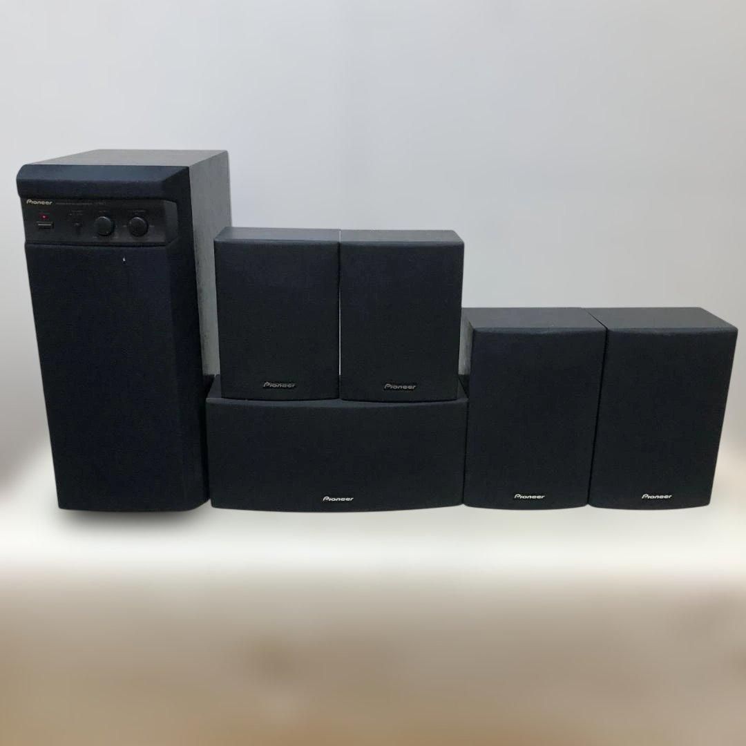 送料無料 Pioneer パイオニア サラウンドスピーカーセット S-W3 サブ 