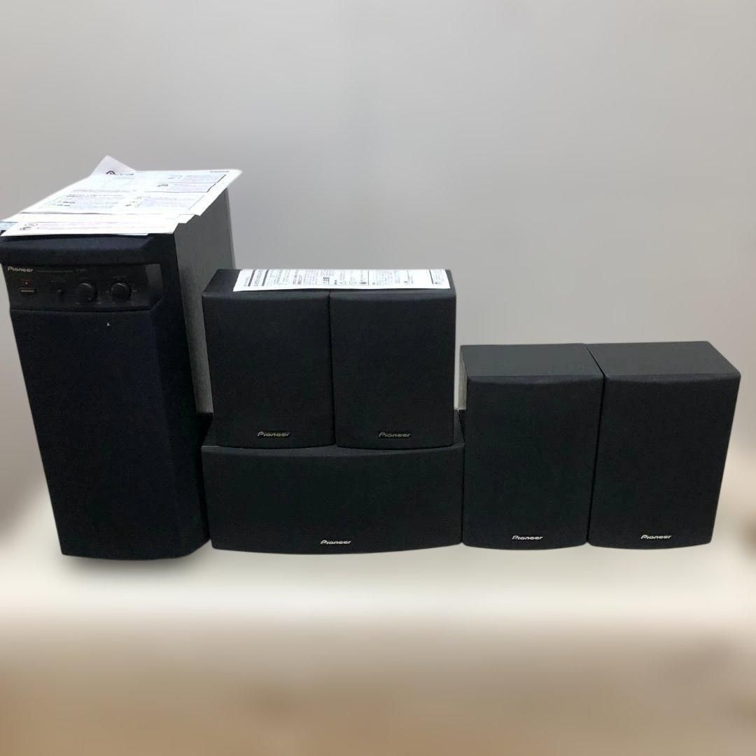 送料無料 Pioneer パイオニア サラウンドスピーカーセット S-W3 サブ 