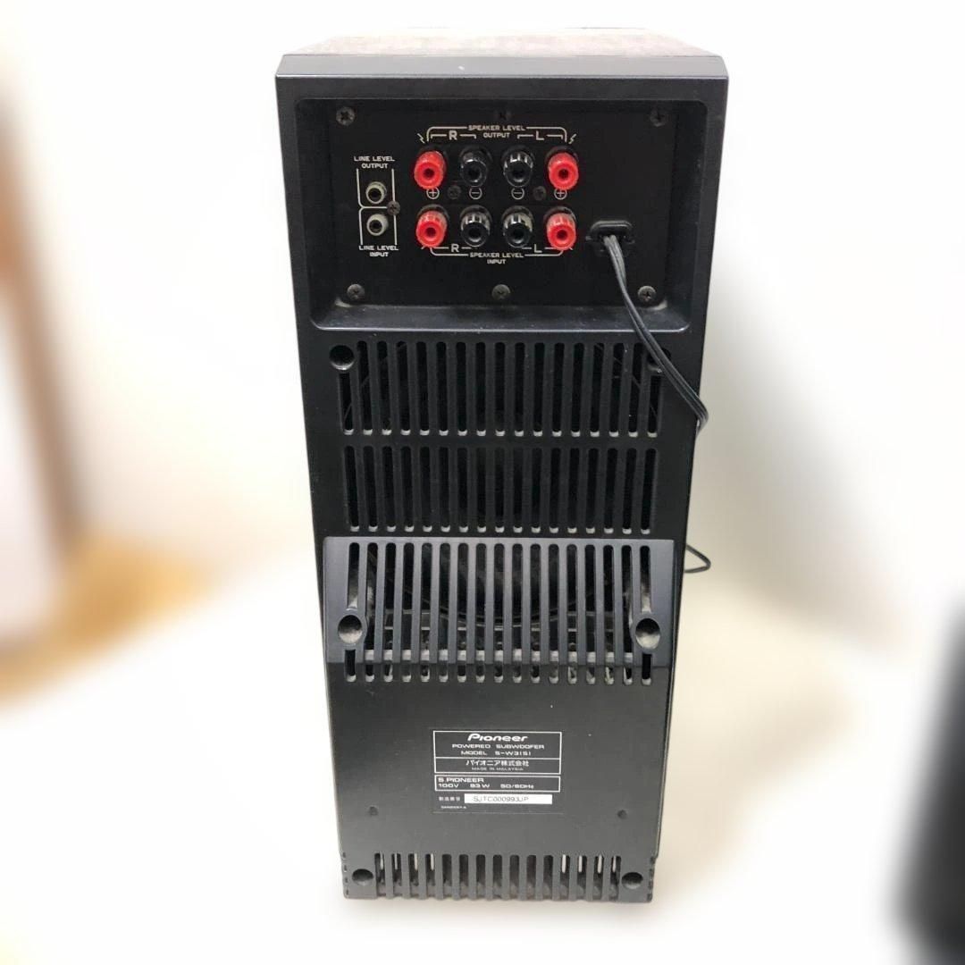 送料無料 Pioneer パイオニア サラウンドスピーカーセット S-W3 サブ 