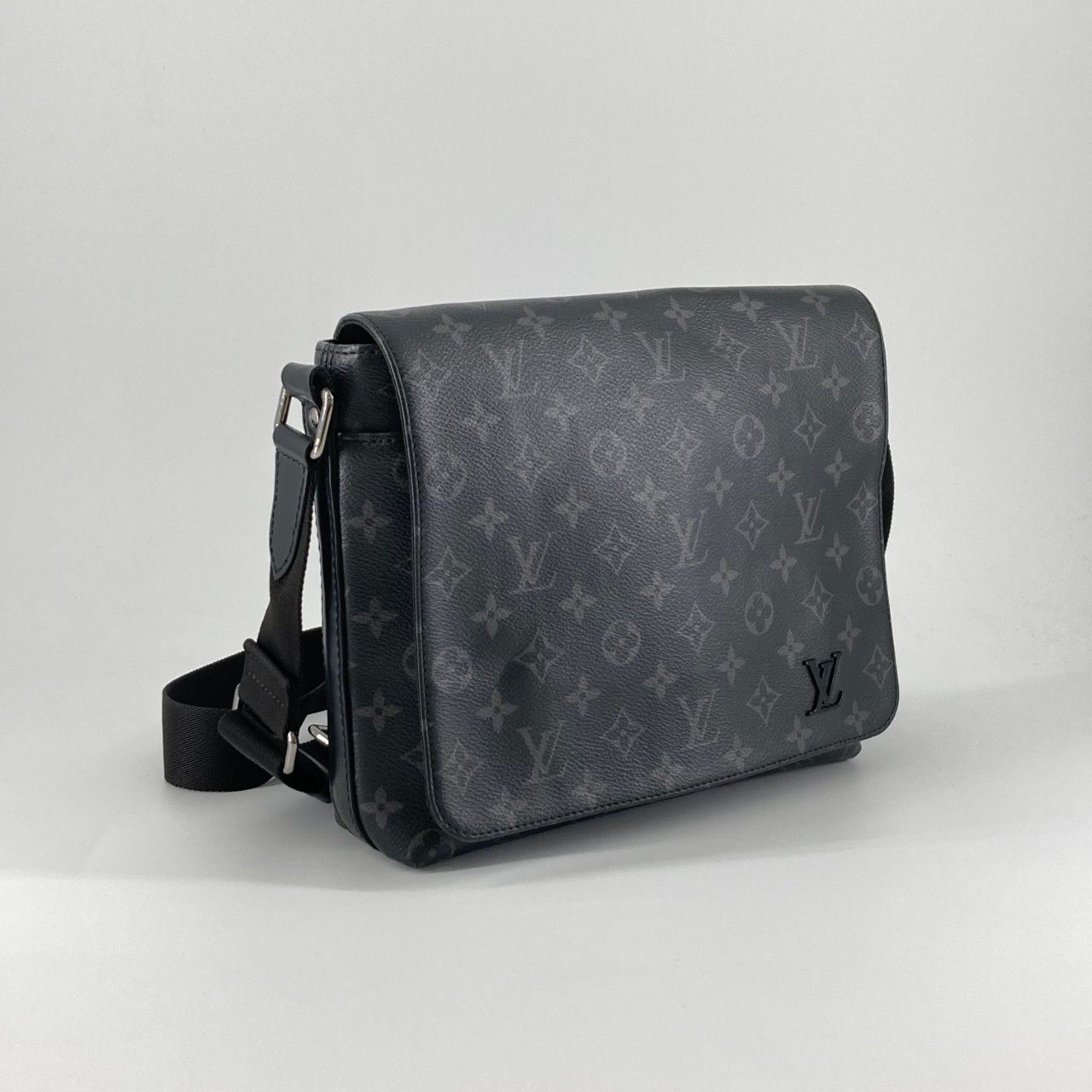 美品Louis Vuitton ブラック ビジネスバッグ LOUIS VUITTON（ルイ・ヴィトン） ディストリクト PM M46255 ビジネス