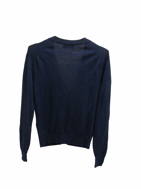 メゾンキツネ MAISON KITSUNE カーディガン ネイビー XXS