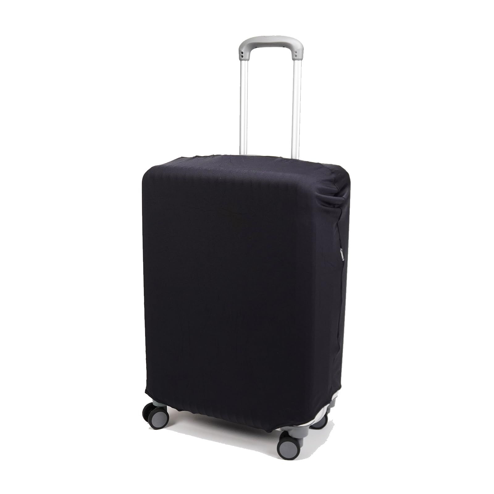 新品 [エース] スーツケースカバー マッフル Mサイズ ポケッタブル 64cm 62842 01 ブラック(無地)