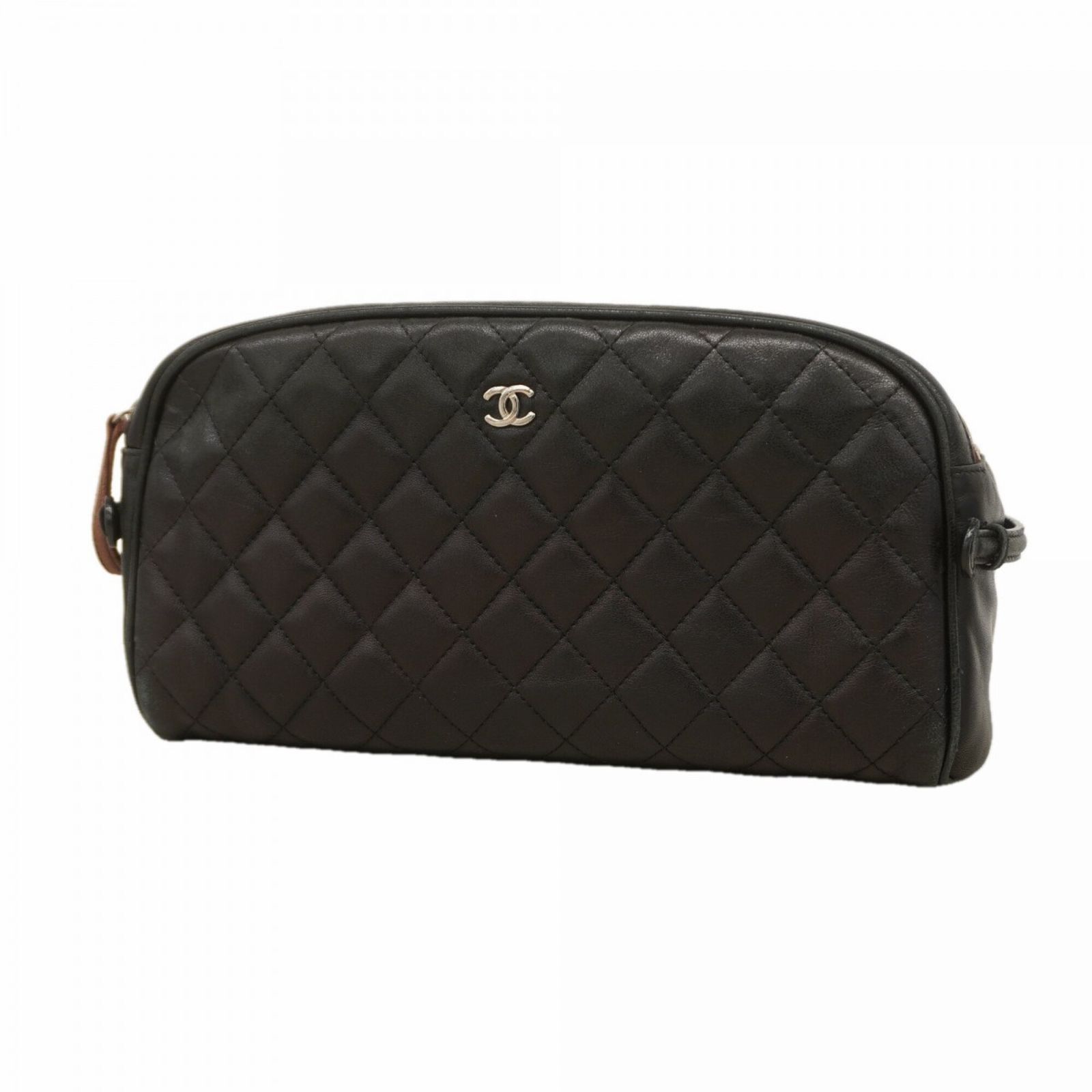 シャネル(Chanel) シャネル バッグ・ポーチ マトラッセ ラムスキン ブラック レディース