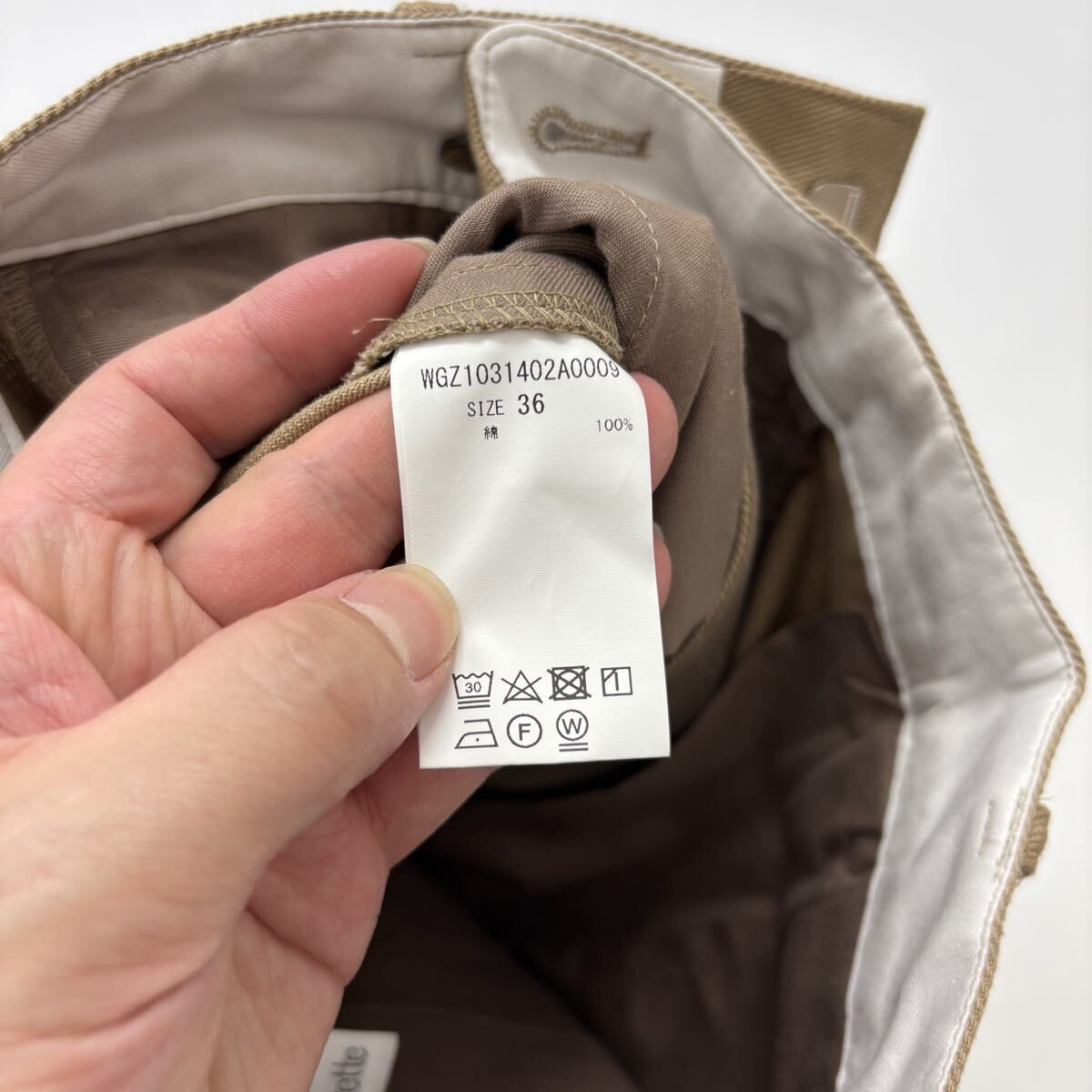 24ss 2024 Whim Gazette ウィムガゼット チノ パンツ ベージュ 系