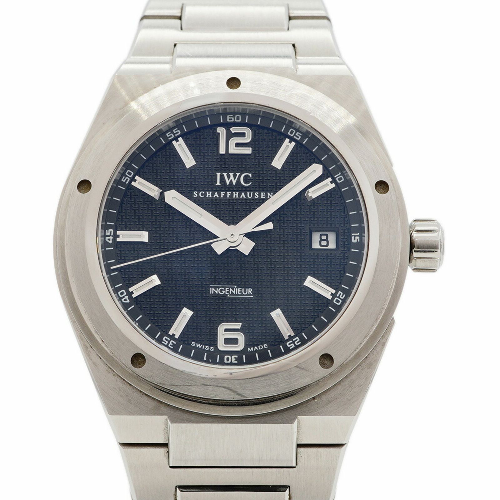 IWC アイダブリューシー シャフハウゼン インヂュニア IW322701 黒文字盤腕時計 メンズ