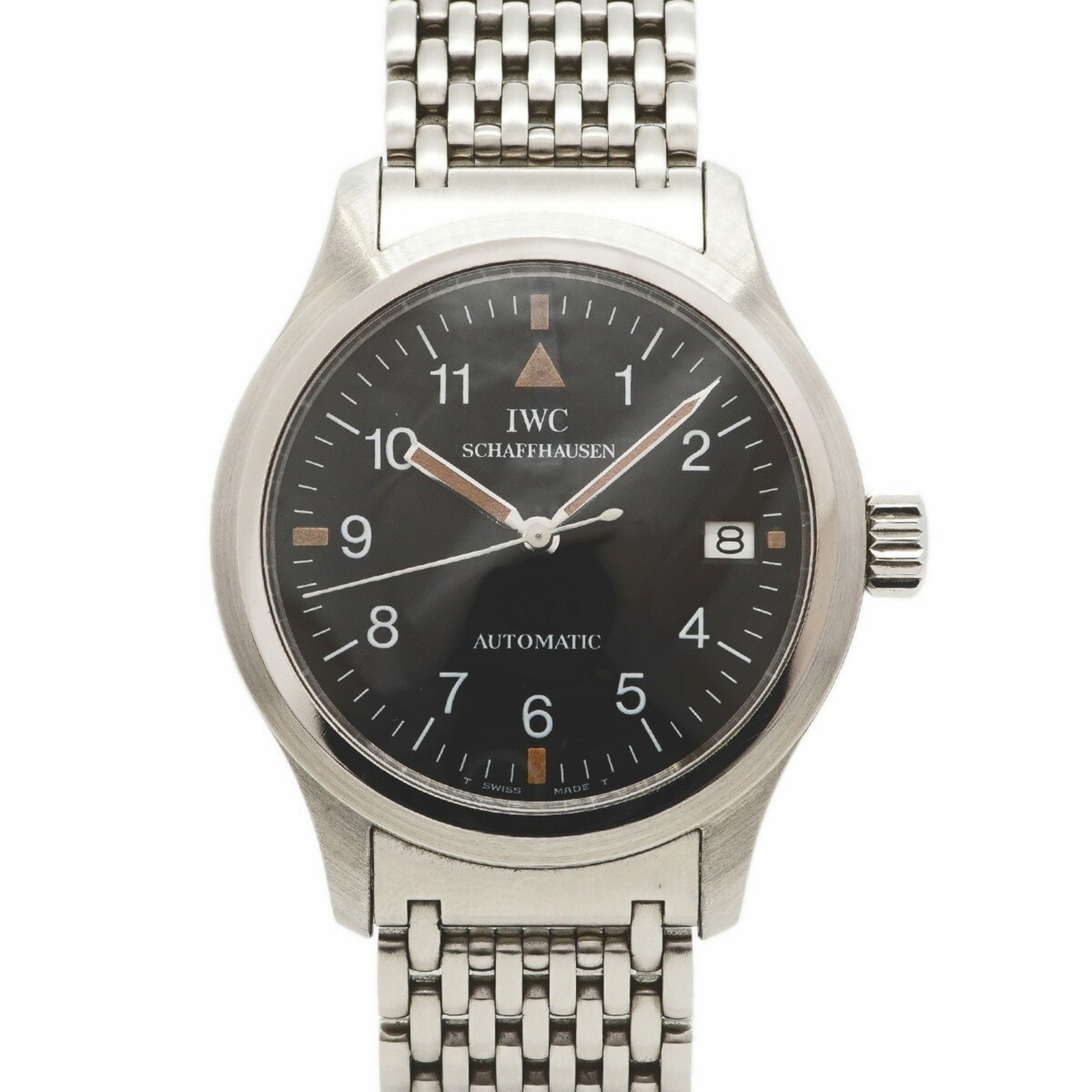 IWC アイダブリューシー シャフハウゼン パイロットウォッチ マーク 12 IW324101 黒文字盤腕時計 メンズ