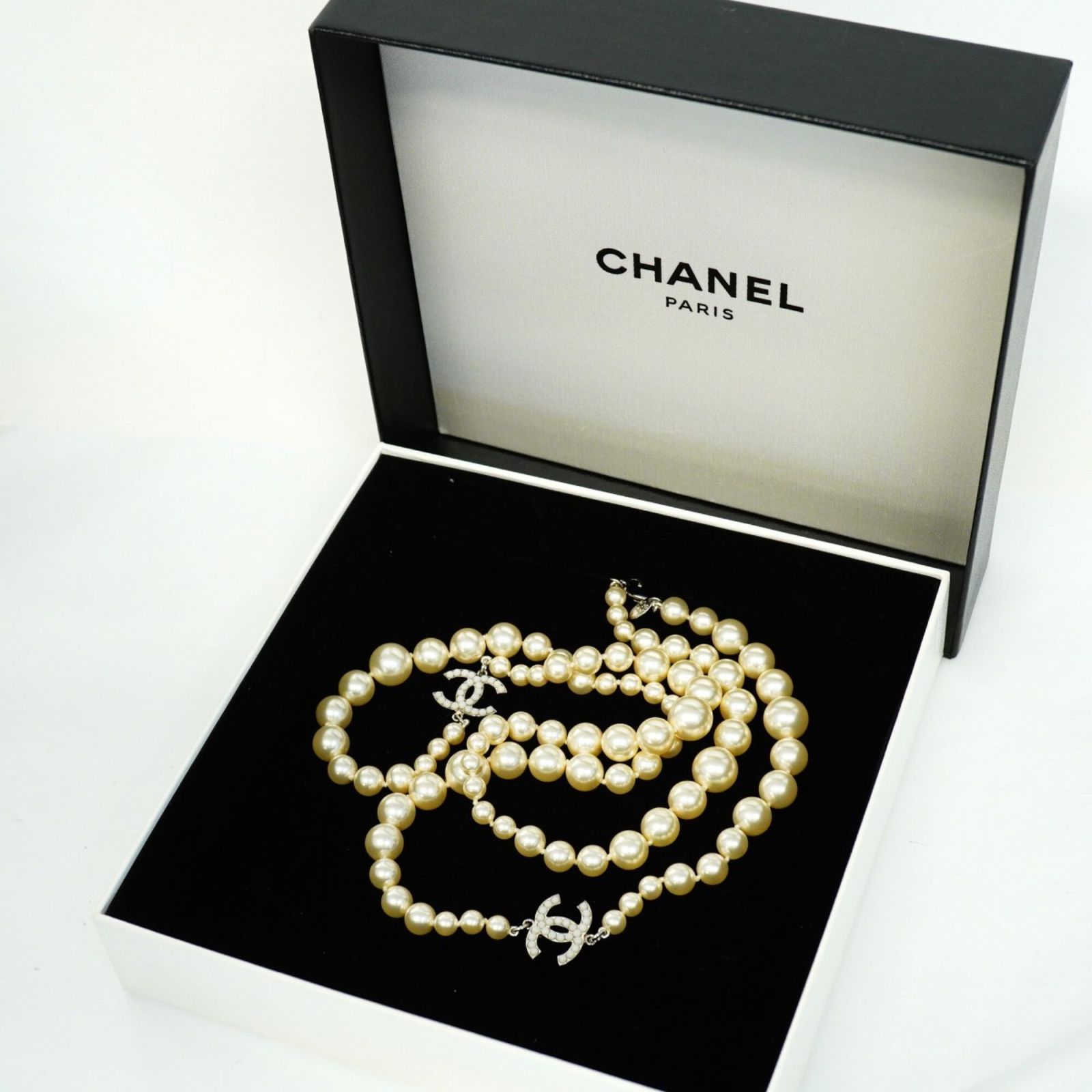 シャネル(Chanel) シャネル ネックレス ココマーク メタル フェイク 