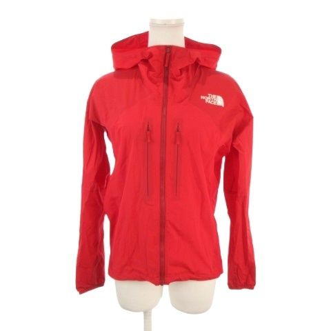 ザノースフェイス THE NORTH FACE ジャケット ウィンドブレーカー アウトドアウエア WM 赤 レッド 無地 フード付き 長袖 NP21604 /AH11 ■ECD004