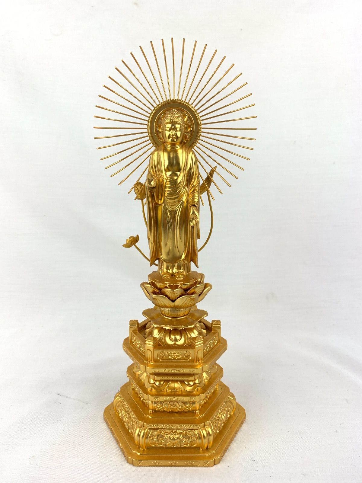 C-14.仏像 阿弥陀如来 御東用23.5cm 秀雲