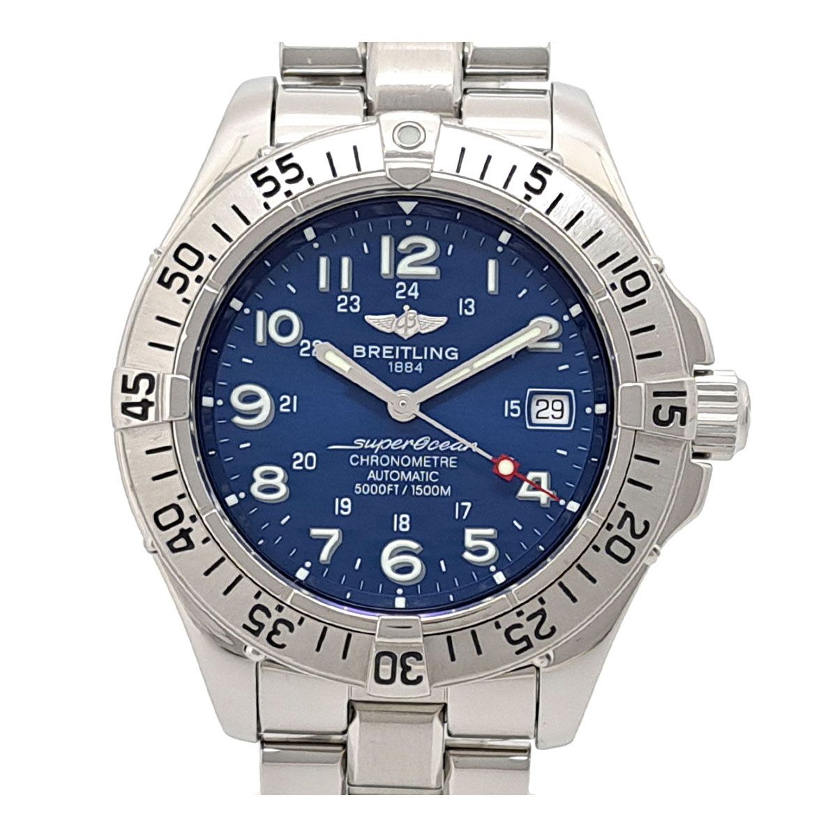 ブライトリング スーパーオーシャン Overhauled A17360 自動巻き ステンレススティール メンズ BREITLING【中古】 【時計】