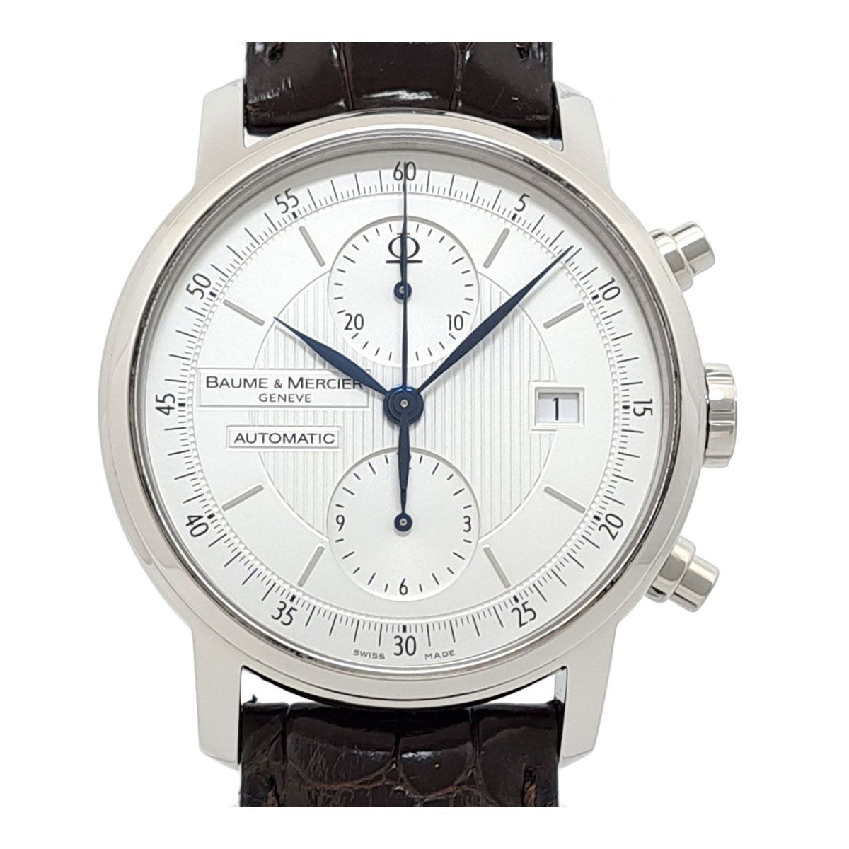ボーム＆メルシエ クラシマ クロノグラフ M0A08692 自動巻き ステンレススティール メンズ Baume & Mercier【中古】 【時計】