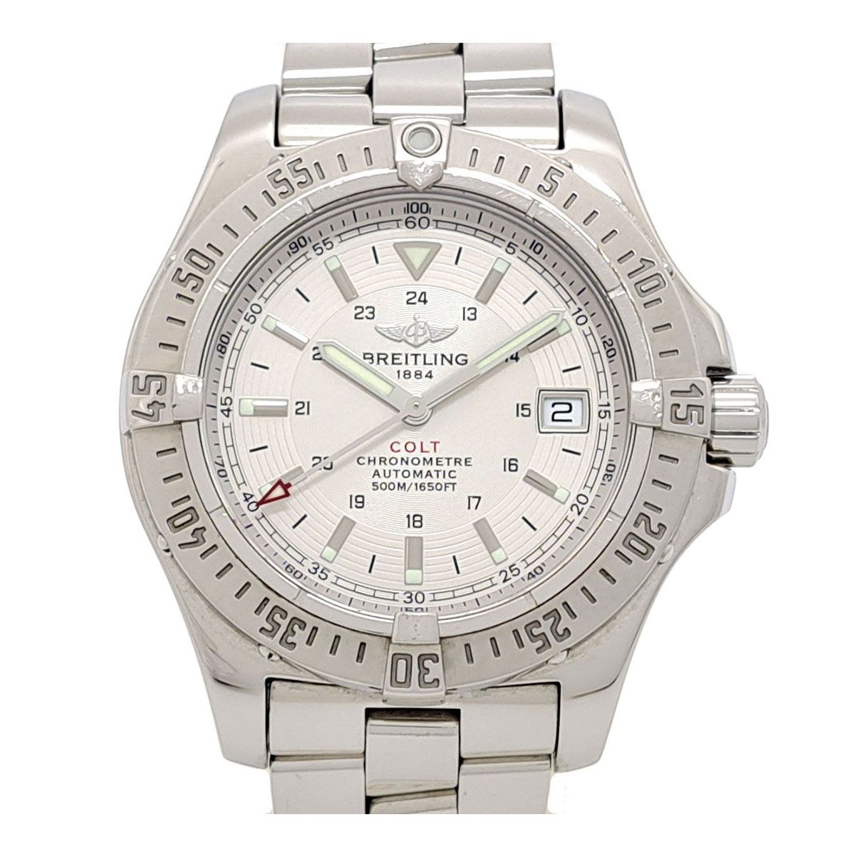 ブライトリング コルト A17380 自動巻き ステンレススティール メンズ BREITLING【中古】 【時計】