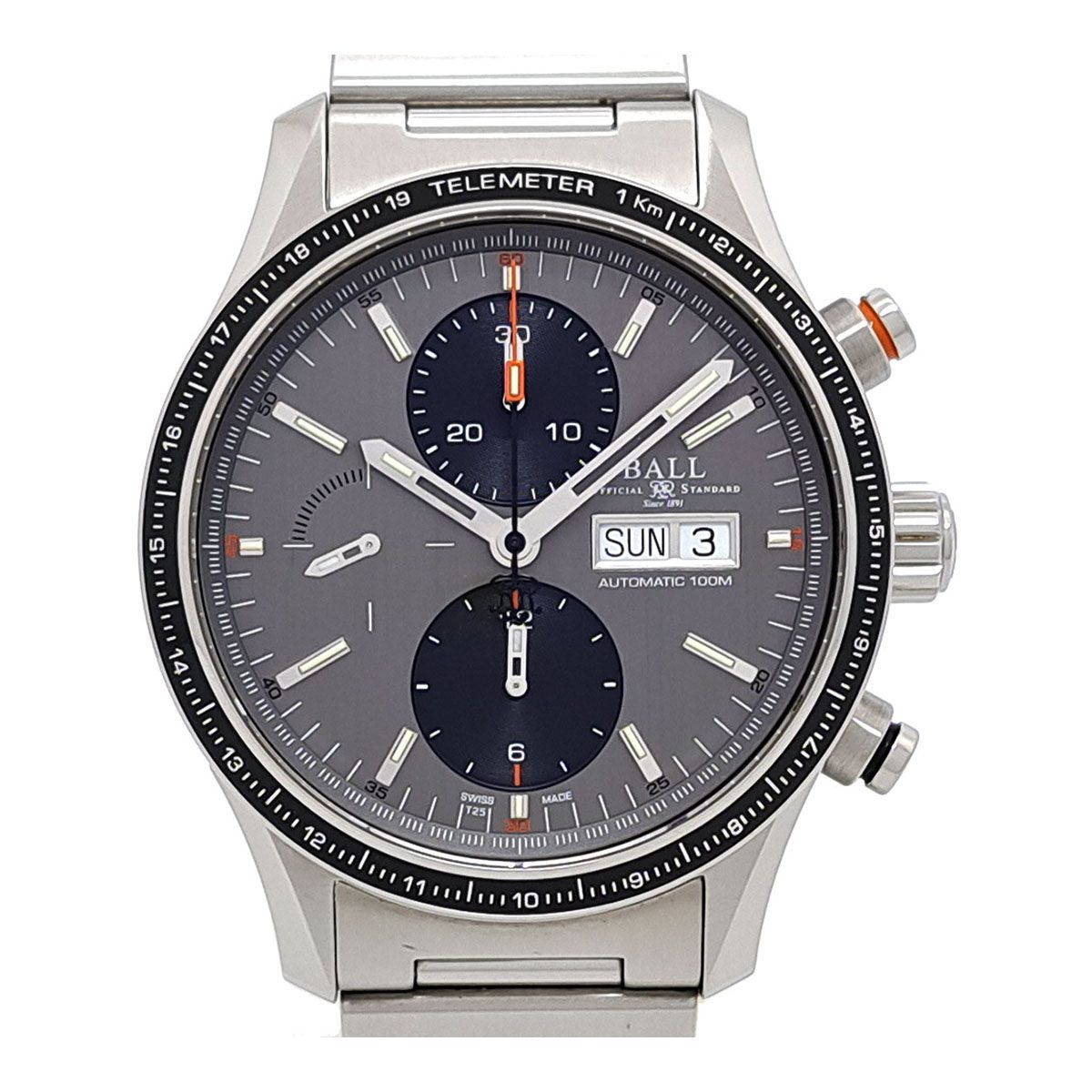 ボールウォッチ ストークマン ストームチェイサー プロ CM3090C-S1J-GY 自動巻き ステンレススティール メンズ BALLWATCH【中古】 【時計】
