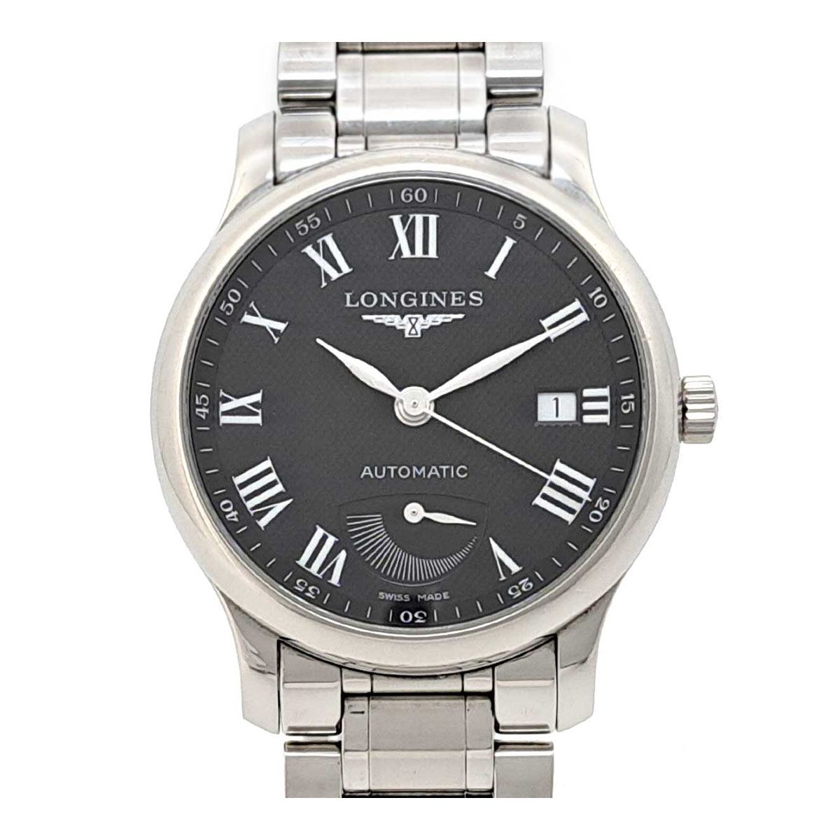 ロンジン マスターコレクション パワーリザーブ L2.708.4 自動巻き ステンレススティール メンズ LONGINES【中古】 【時計】