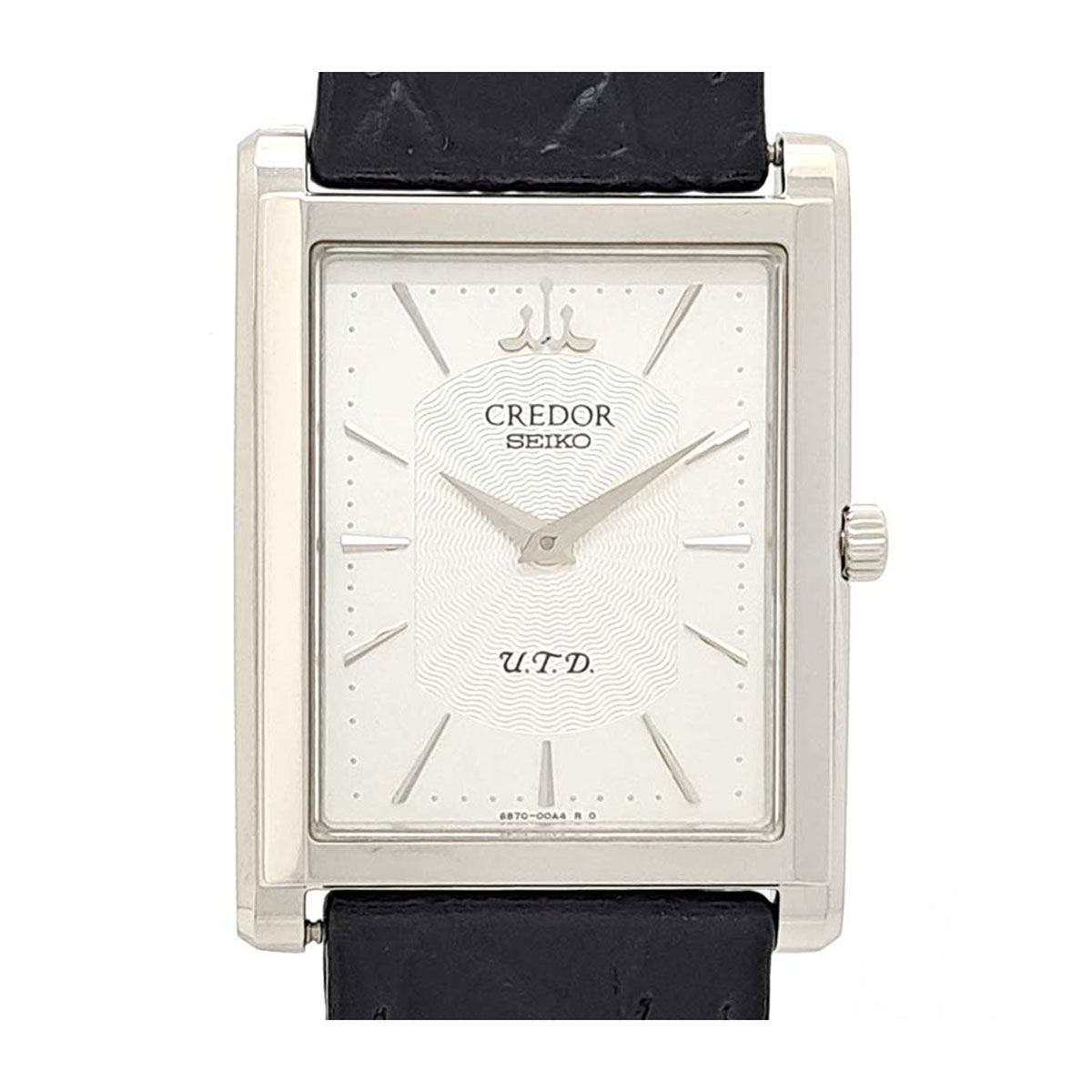 セイコー クレドール U.T.D. プラチナ Overhauled GBAQ985 手巻き プラチナ メンズ SEIKO【中古】 【時計】