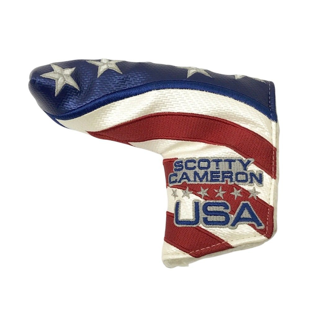 SCOTTY CAMERON スコッティキャメロン 2011 US Open U.S. Flag ピン型 ヘッドカバー 星条旗 ホワイト系 PT [240101688230] ゴルフウェア ストスト
