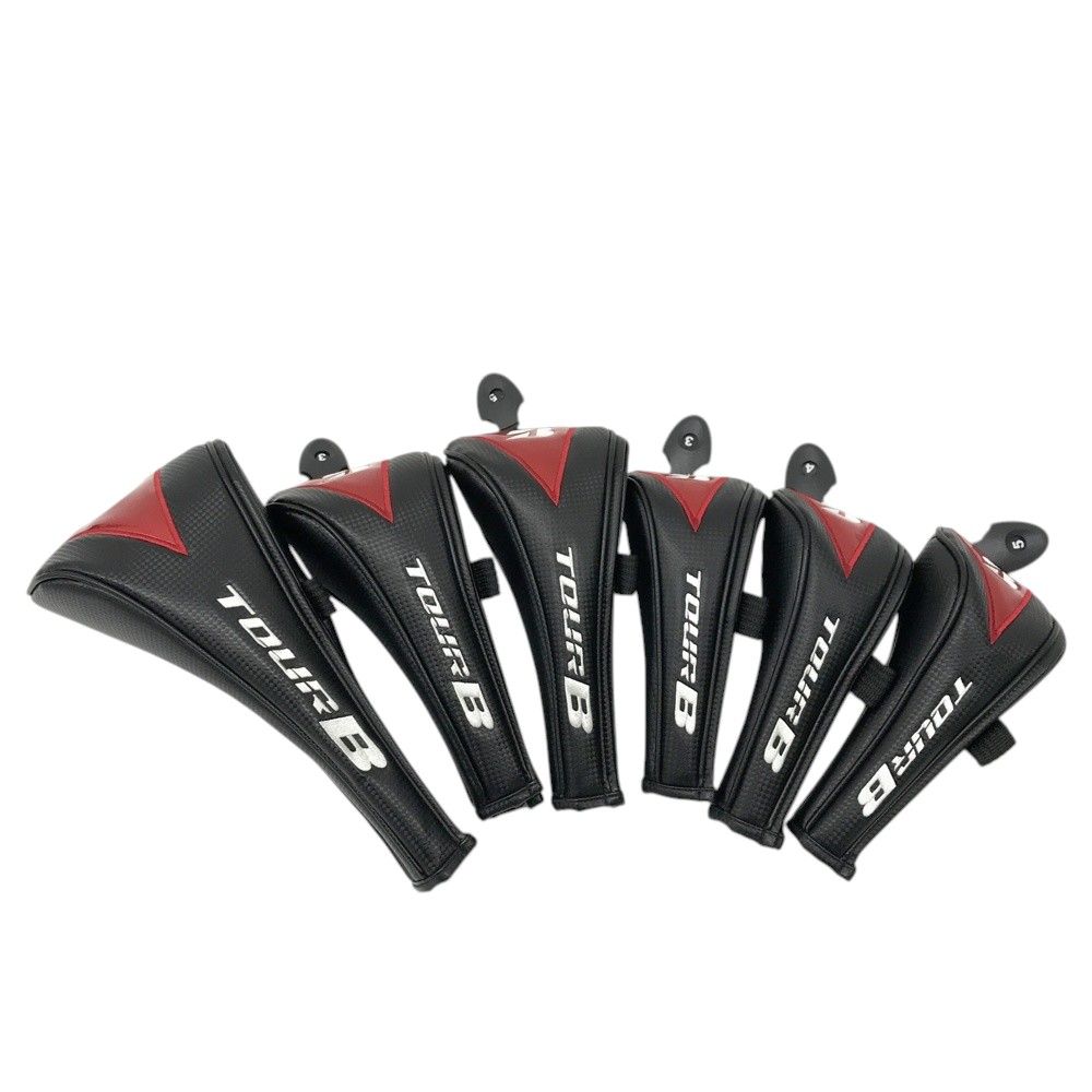 BRIDGESTONE GOLF ブリヂストンゴルフ ヘッドカバー 6点セット TOUR B ブラック系 DR FW×2 UT×3 [240101688917] ゴルフウェア ストスト