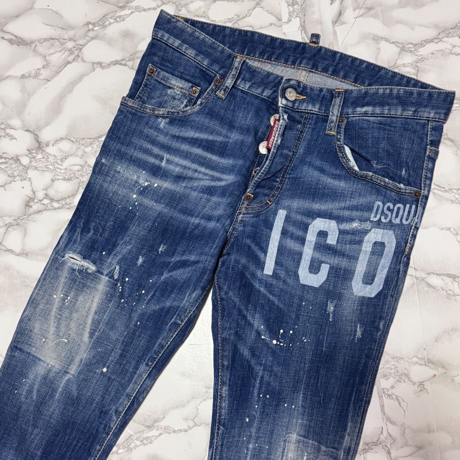 逸品【dsquared2 ディースクエアード 【商品名】Skater Jean ICON 