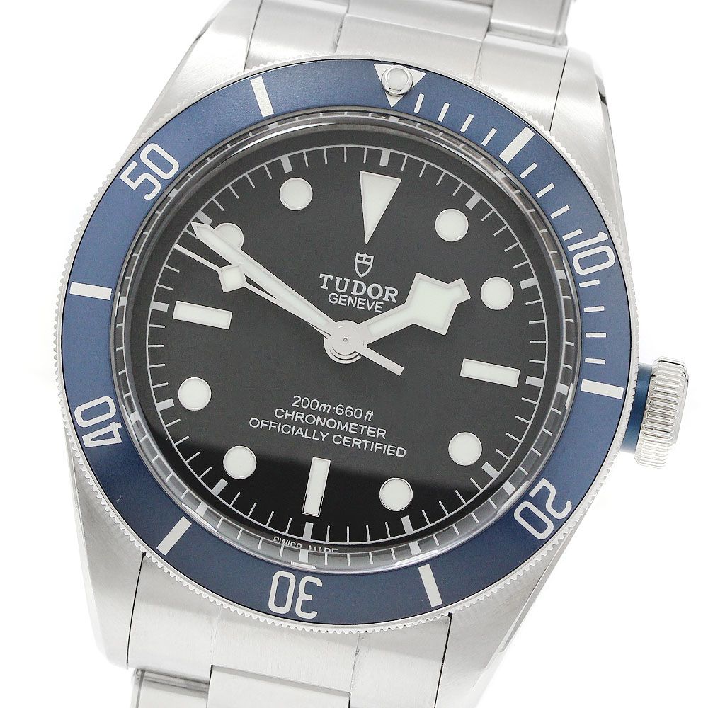 チュードル TUDOR 79230B ヘリテージ ブラックベイ 自動巻き メンズ 良品 箱・保証書付き_959685