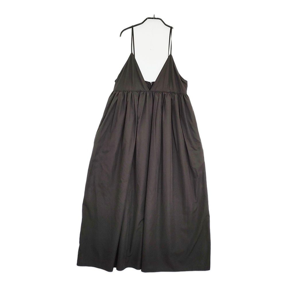 SLOBE IENA タフタギャザーキャミワンピース サイズ38 定価13200円 ワンピース 26SS ブラック レディース スローブイエナ【中古】6-0505M♪