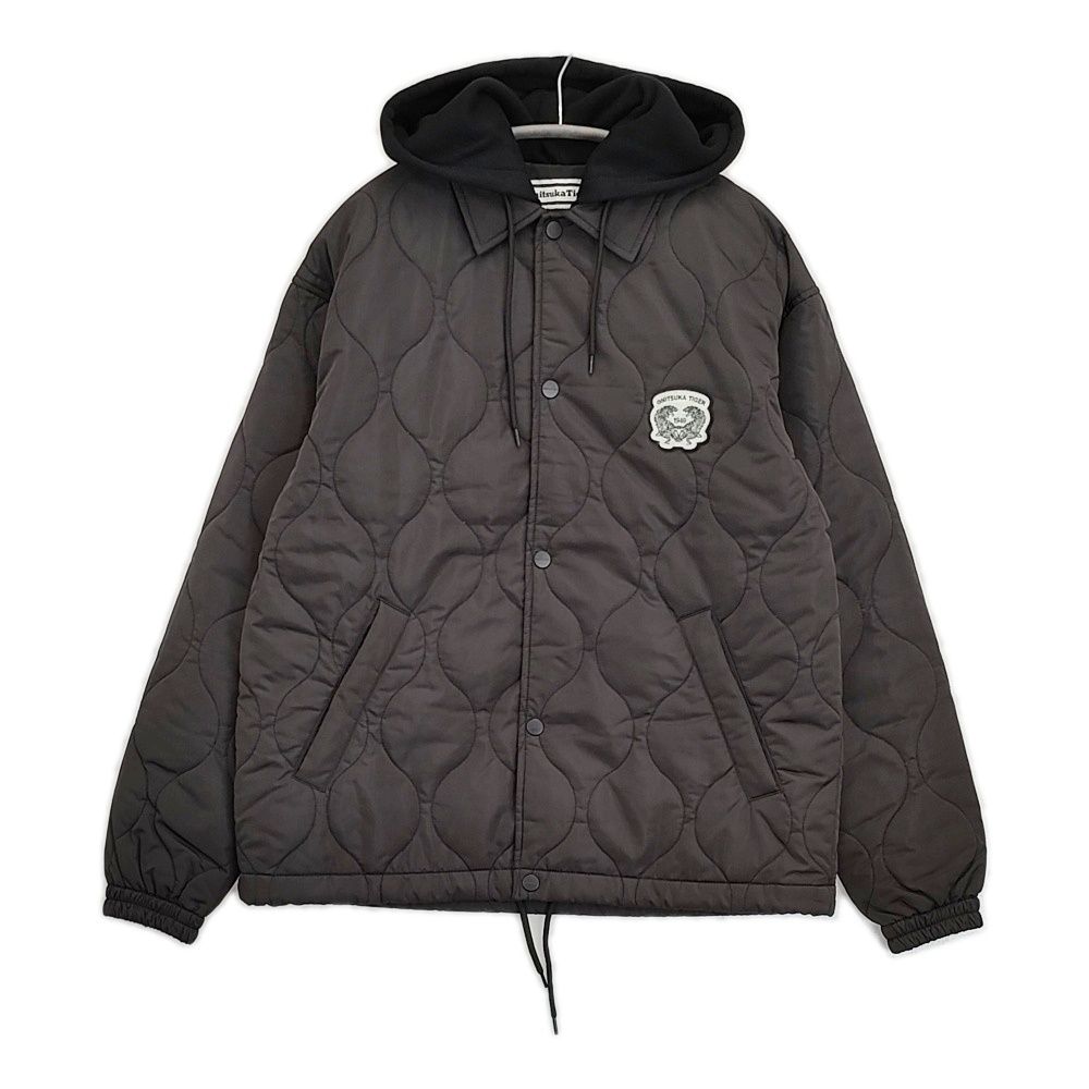 ONITSUKA TIGER QUILTED JACKET 定価33000円 2183B416 サイズXS キルティングジャケット ブラック ユニセックス オニツカタイガー【中古】6-0505T♪
