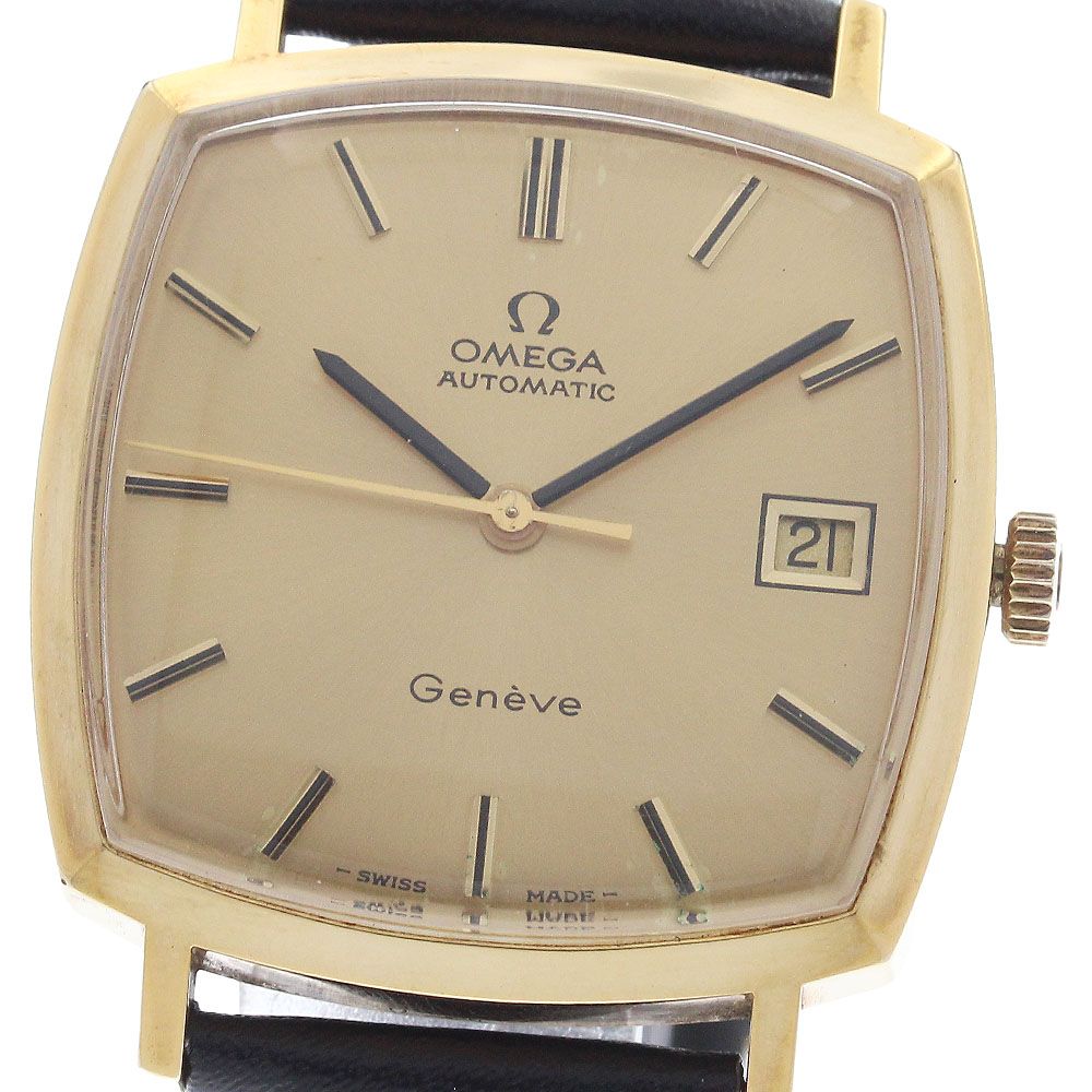 オメガ OMEGA 162.0042 ジュネーブ デイト スクエア Cal.1481 自動巻き メンズ _958454