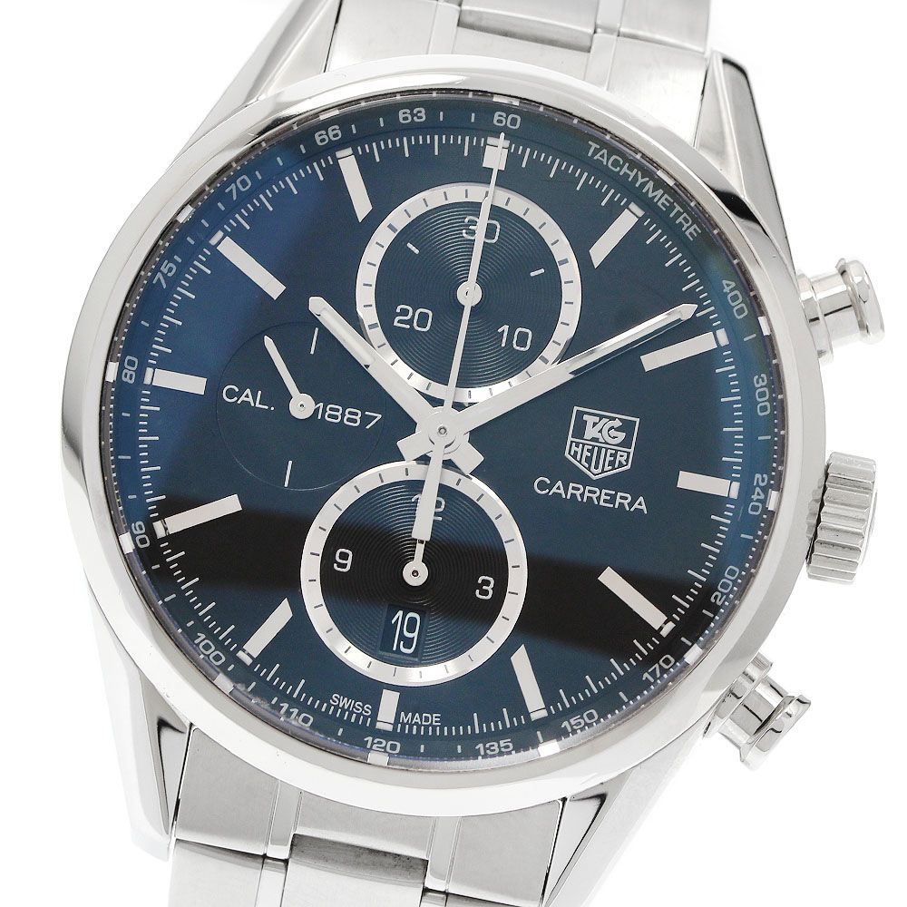 タグホイヤー TAG HEUER CAR2110-4 カレラ キャリバー1887 クロノグラフ 自動巻き メンズ _953544
