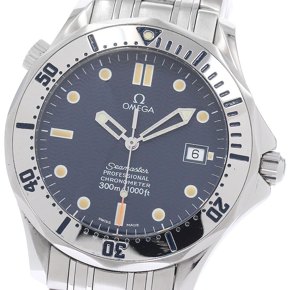 オメガ OMEGA 2532.80 シーマスター300 デイト 自動巻き メンズ 良品 箱付き_939446