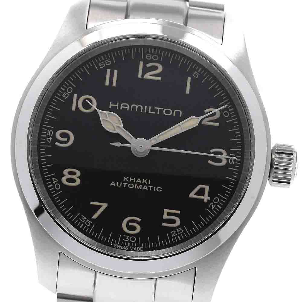 ハミルトン HAMILTON H704050 カーキ フィールド マーフ 自動巻き メンズ 美品 _958378