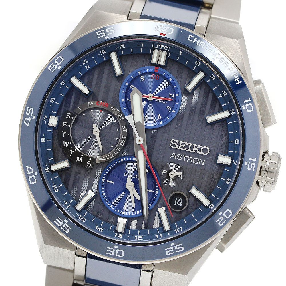 セイコー SEIKO SBXC165/5X83-0AF0-1 アストロン 大谷翔平 2024年限定1700本 ソーラー電波 メンズ 美品 箱・保証書付き_960103