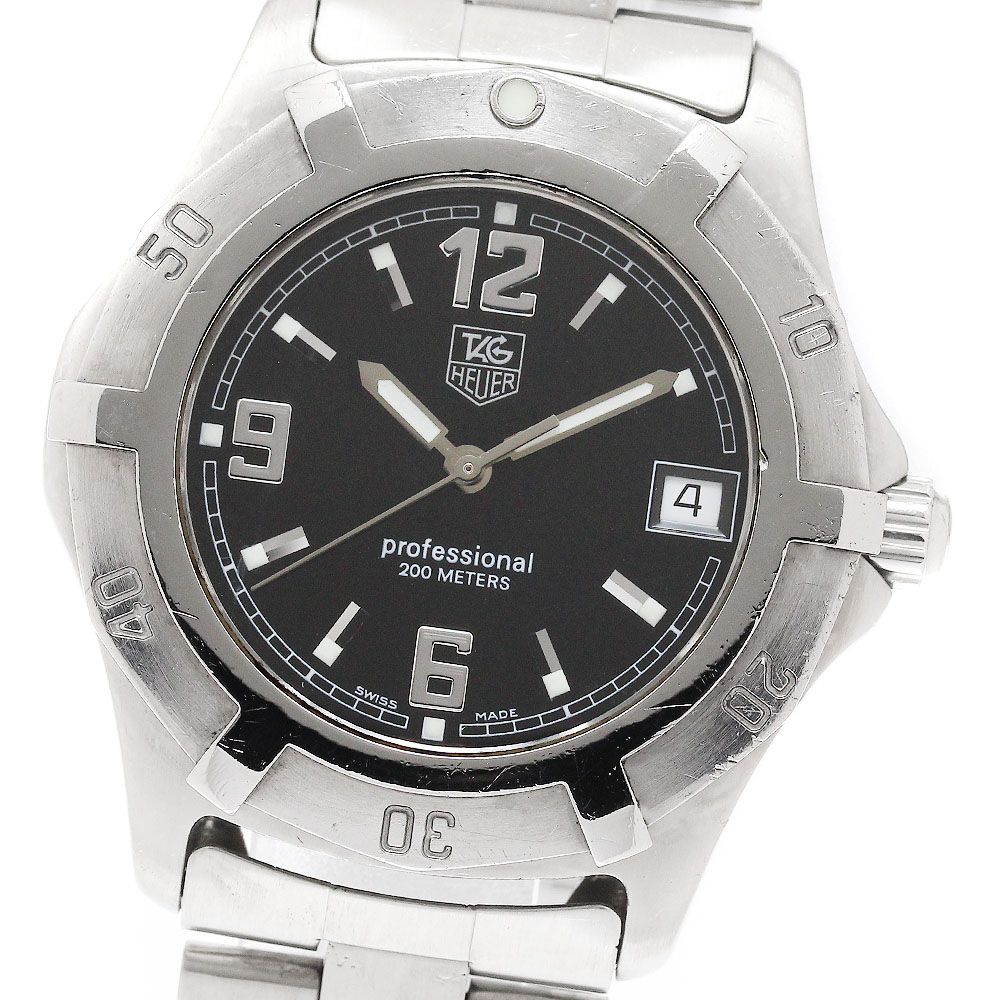 訳あり タグホイヤー TAG HEUER WN1110 2000シリーズ エクスクルーシブ デイト クォーツ メンズ _943350
