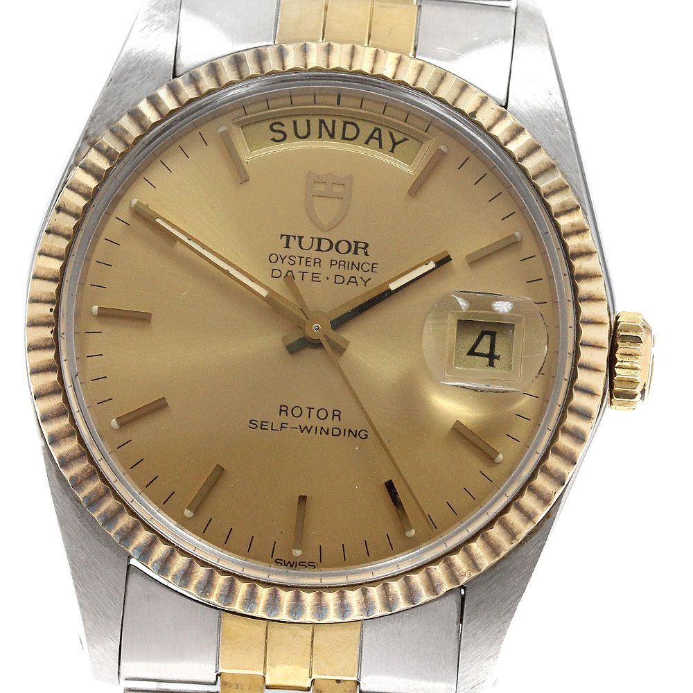 チュードル TUDOR 94613 オイスタープリンス デイトデイ K18YGベゼル 自動巻き メンズ _917149
