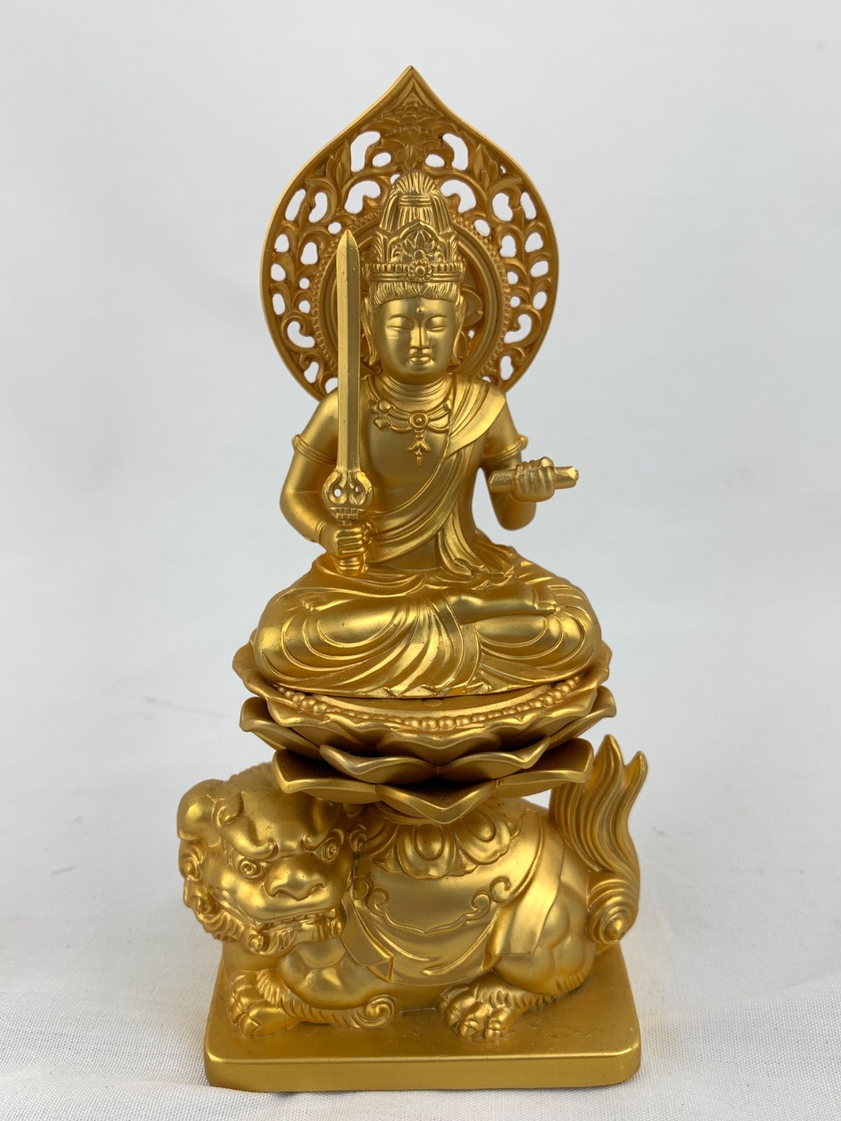 C-14.仏像　文殊菩薩座像　秀雲　15cm 22,320円