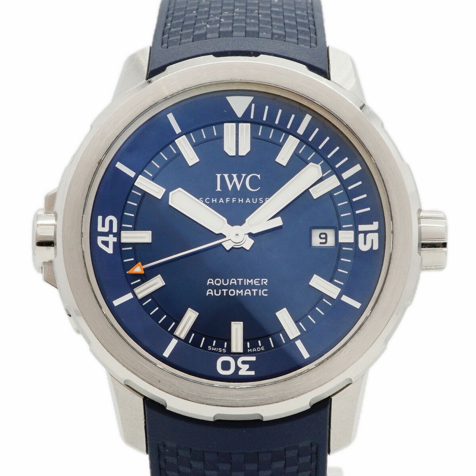 IWC アイダブリューシー シャフハウゼン アクアタイマー IW328801 青文字盤腕時計 メンズ