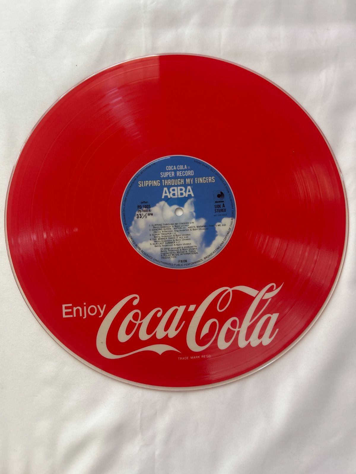 ABBA THROUGH MY Yahoo!オークション アバ SLIPPING ⁄ EP レコード F
