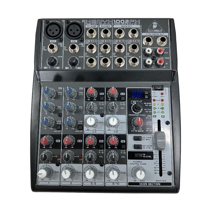 BEHRINGER XENYX 1002FX ベリンガー ゼニックス 10チャンネル アナログ