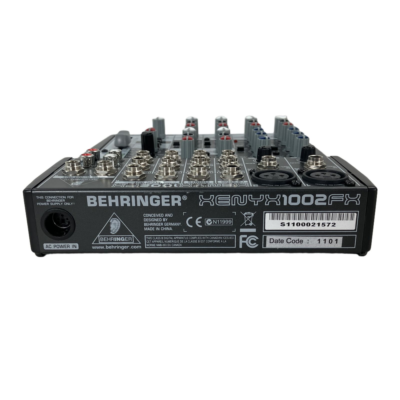 BEHRINGER XENYX 1002FX ベリンガー ゼニックス 10チャンネル アナログ