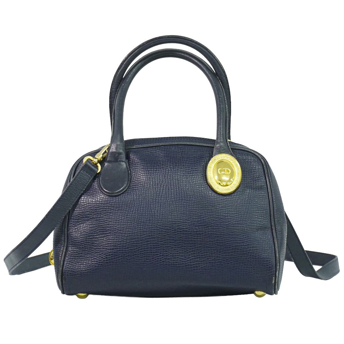 本物 クリスチャン ディオール Christian Dior レザー 2WAY ショルダー