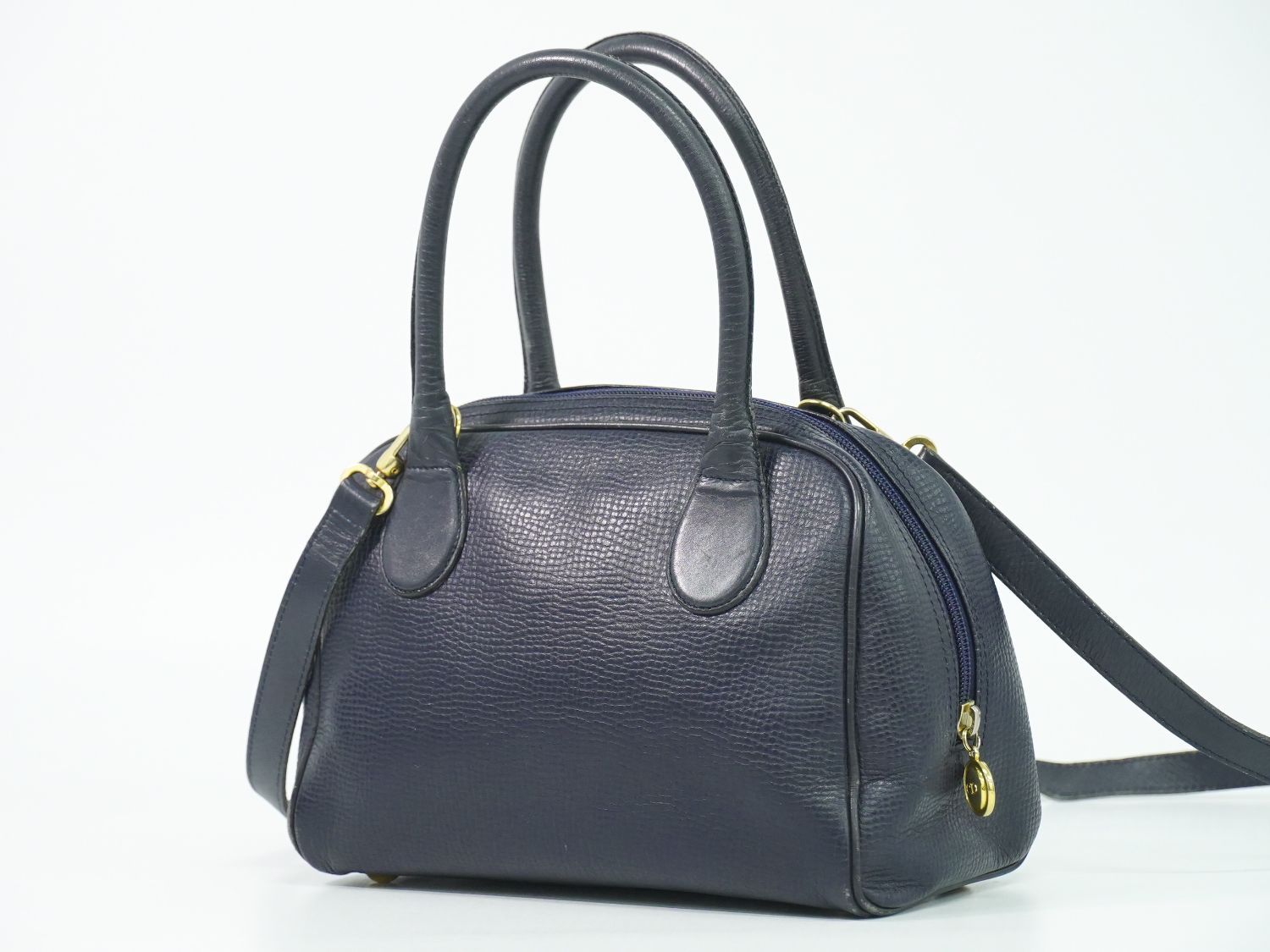 本物 クリスチャン ディオール Christian Dior レザー 2WAY ショルダー