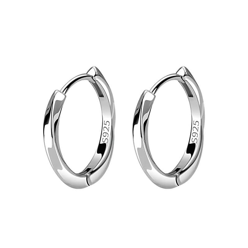 ピアス silver925 ツイストピアス メンズ 21mm 片耳 ピアス シルバー