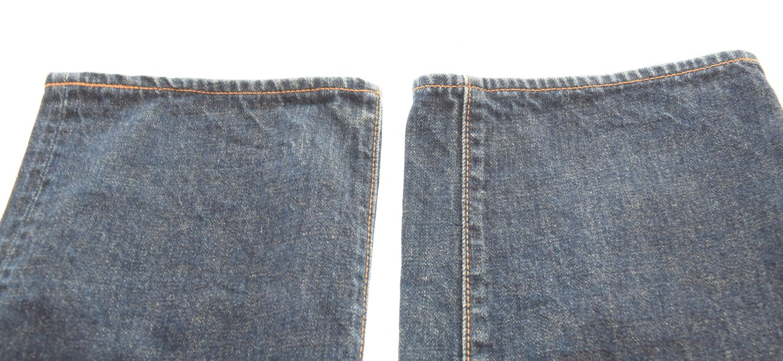 メンズ エヴィス EVISU 白カモメ ペイント デニムパンツ34×35 デニム 