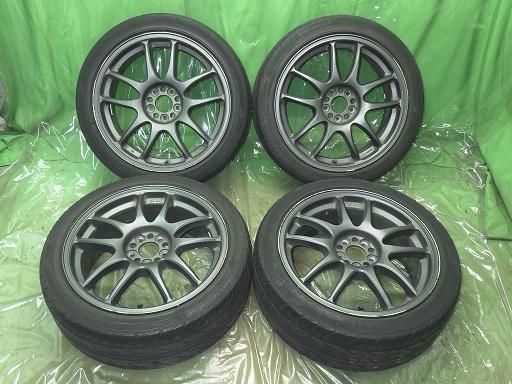 【中古】215/45R17 BRZ WORK エモーション改 17インチ ダンロップルマンLM702
