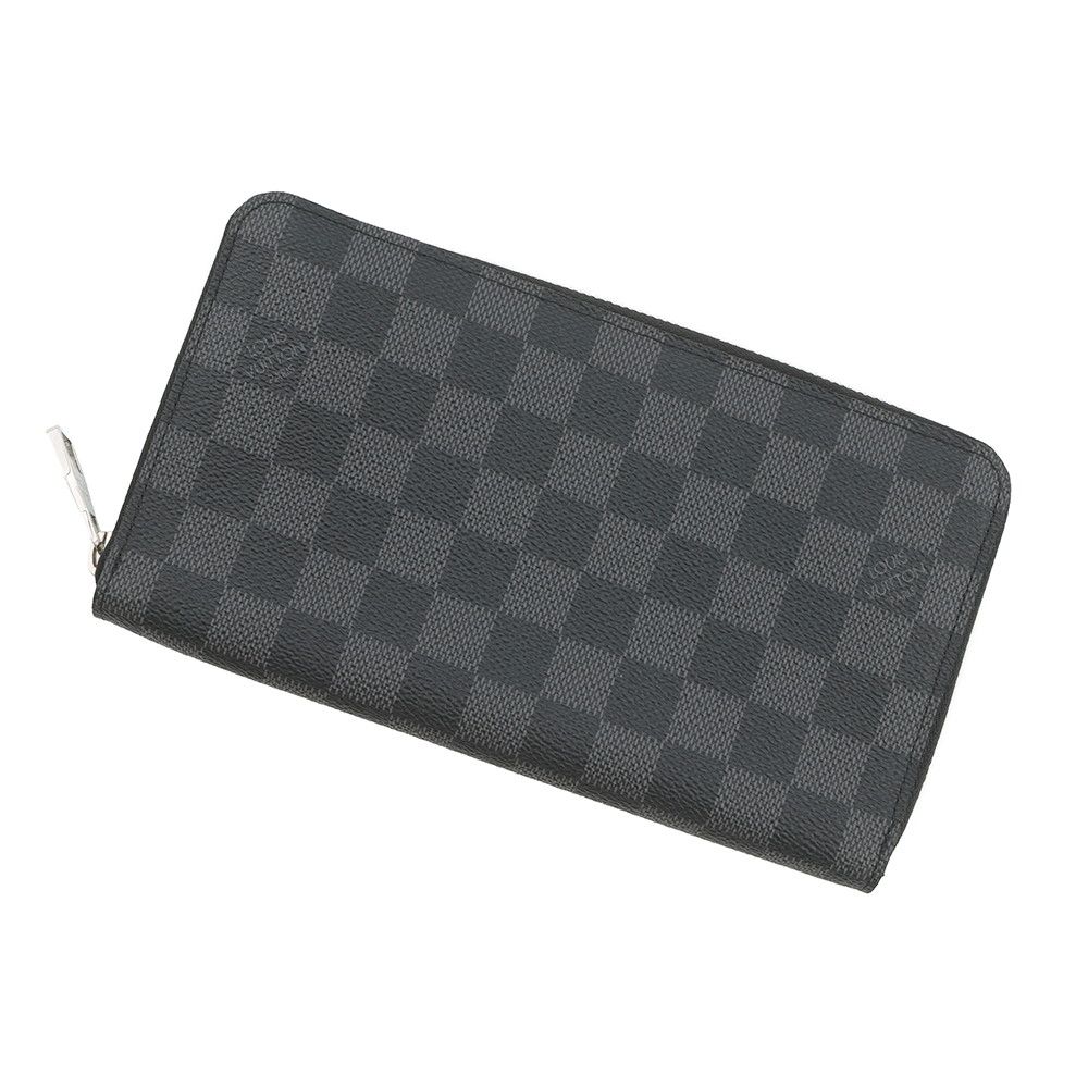 ルイヴィトン 長財布 ダミエ・グラフィット ジッピー・オーガナイザー N63077 LOUIS VUITTON 財布 メンズ ブラック 黒