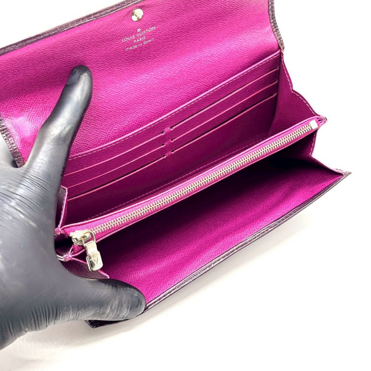 艶やかに夜を纏う】 LOUIS VUITTON エピ ポルトフォイユサラ 10カード 