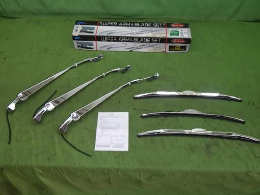 【中古】デコトラ JET製 スーパーグレート用 メッキ ワイパー