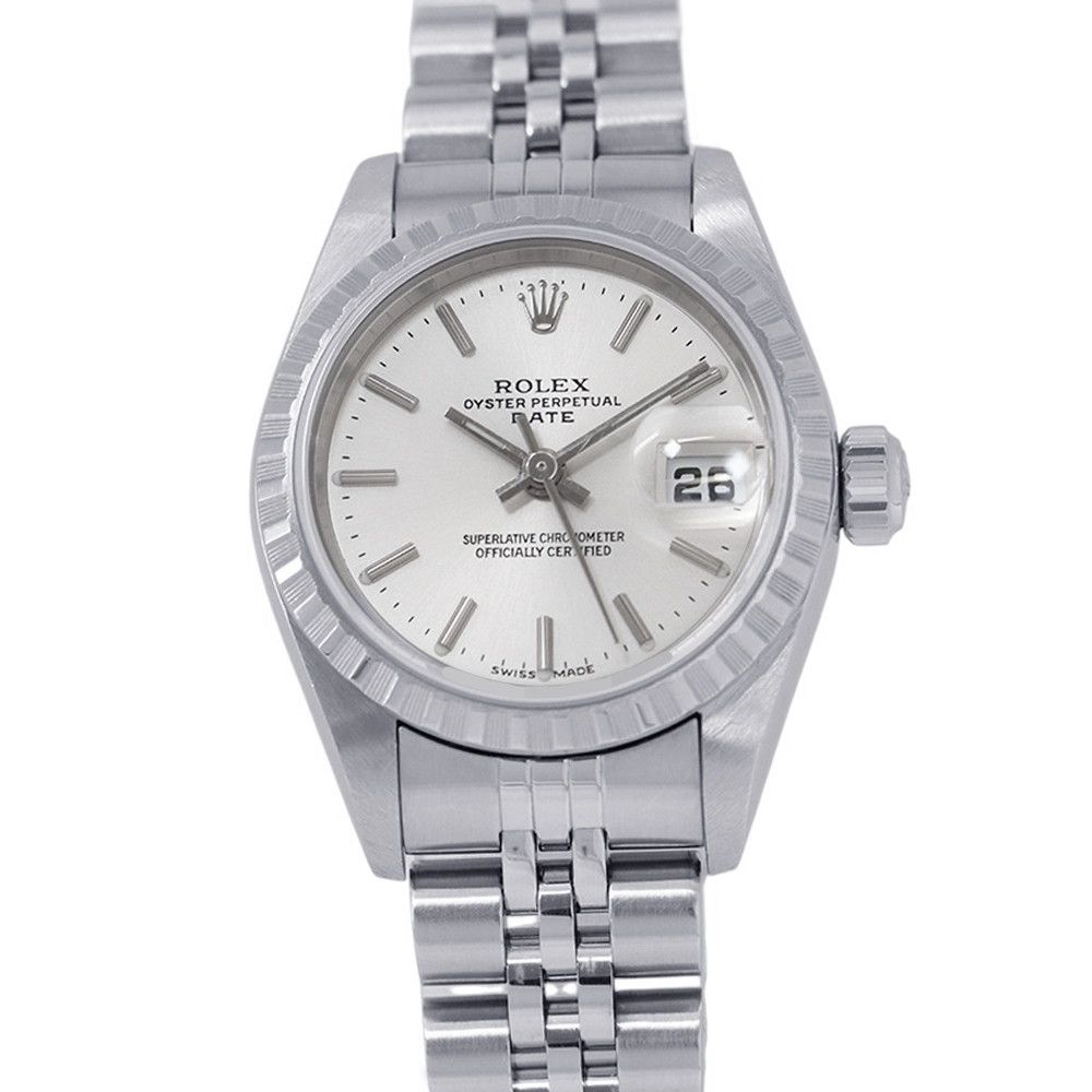 ロレックス オイスターパーペチュアルデイト Y番 79240 ROLEX 腕時計 シルバー文字盤