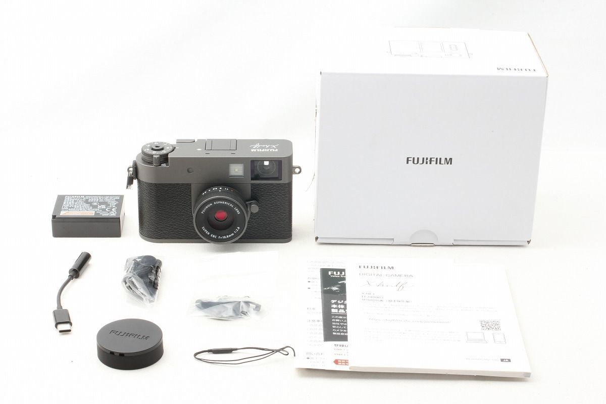フジフィルム FUJIFILM X-HF1 チャコールシルバー 付属品完備 元箱◇50571