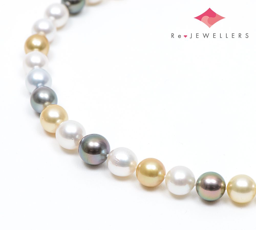 TASAKI（タサキ） マルチカラー 9.0-11.3mm 南洋真珠 ネック